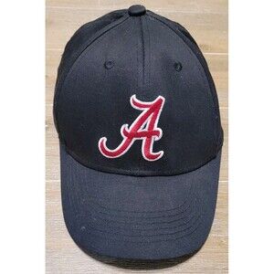 University Alabama Crimson Roll Tide Black Hat Baseball Cap Captivating Headwear